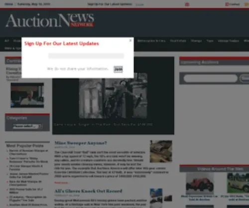 Auctionnewsnetwork.com(Auction News Network) Screenshot