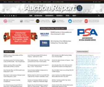 Auctionreport.com(Auction News and Resources) Screenshot