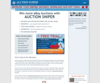 Auctionsniper.com(Auction Sniper) Screenshot