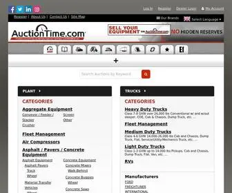 Auctiontime.co.uk(Auctions at) Screenshot