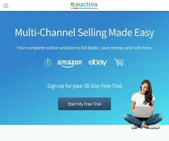 Auctiva.com(Multi-Channel Ecommerce Selling Software) Screenshot