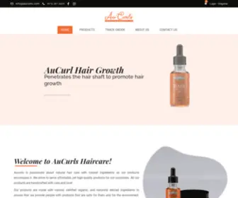 Aucurls.com(Natural Hair Products for Hair Growth) Screenshot