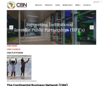 Auda-CBN.org(The Continental Business Network (CBN)) Screenshot