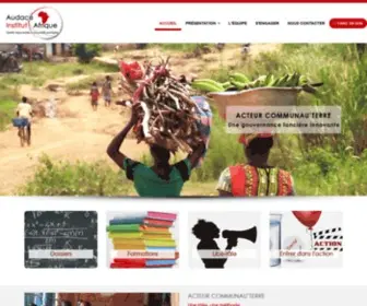 Audace-Afrique.net(Think tank indépendant et apolitique créé en 2010 en Côte d'Ivoire. Sa vision) Screenshot