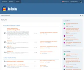 Audacity-Forum.de(Forum) Screenshot