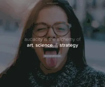 Audacityhealth.com(Brand Strategy for Health) Screenshot