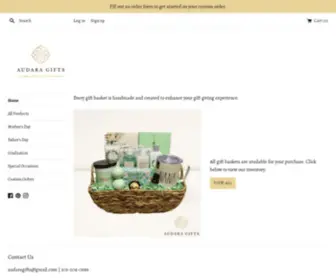 Audaragifts.com(AUDARA GIFTS) Screenshot