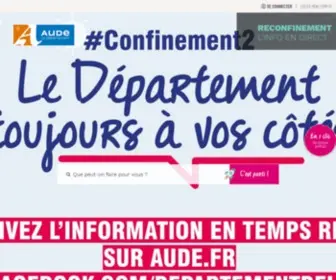 Aude.fr(Accueil) Screenshot