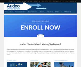 Audeocharterschool.net(Audeo Charter School) Screenshot