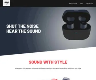 Audeqs.com(ANC Wireless Earphones) Screenshot