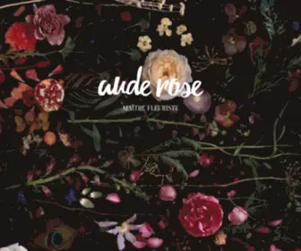 Auderose.com(Aude Rose) Screenshot