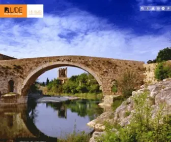 Audetourisme.com(Site officiel du tourisme de l'Aude Pays Cathare) Screenshot