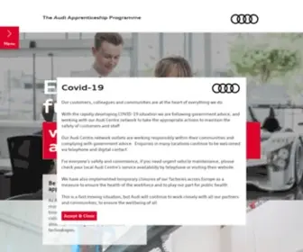 Audi-AP.co.uk(The Audi Apprenticeship Programme) Screenshot