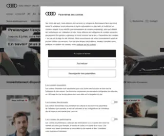 Audi-Cholet.fr(Bienvenue sur le site d' Audi CHOLET) Screenshot