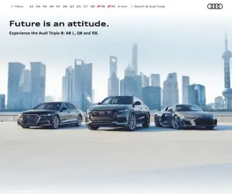 Audi-ME.com(Audi Middle East) Screenshot