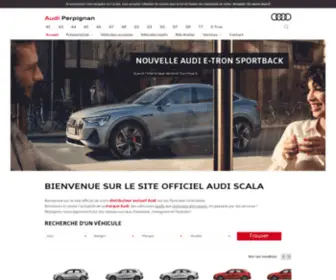 Audi-Perpignan.com(Votre garage et Partenaire Audi) Screenshot