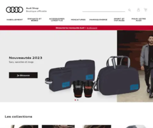Audi-Shop.fr(Boutique officielle Audi) Screenshot