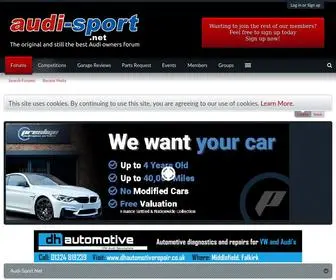 Audi-Sport.net(The original and best Audi Car owners forum & club) Screenshot
