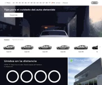 Audi.com.ar(Conozca los modelos y últimas novedades de la marca Audi) Screenshot