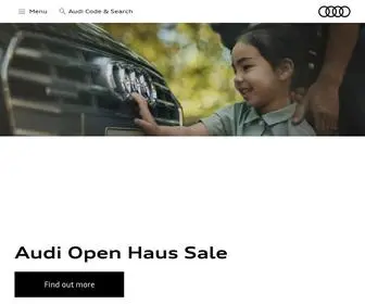 Audi.com.au Screenshot
