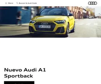 Audi.com.mx(Audi de México) Screenshot