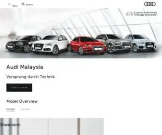 Audi.com.my Screenshot
