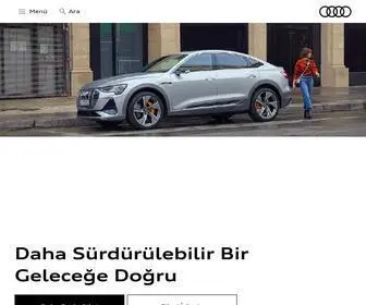 Audi.com.tr(Audi Türkiye) Screenshot