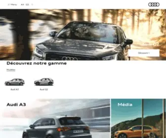Audi.dz(The international Audi website) Screenshot