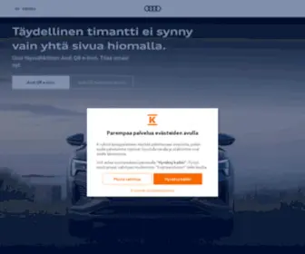 Audi.fi(Audi Finland) Screenshot