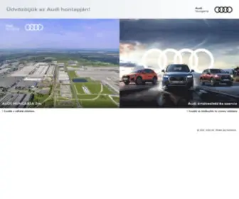 Audi.hu(AUDI HUNGARIA Zrt) Screenshot