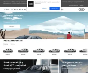 Audi.lt(Pradžia) Screenshot