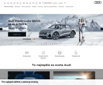 Audi.sk(Audi Slovensko) Screenshot