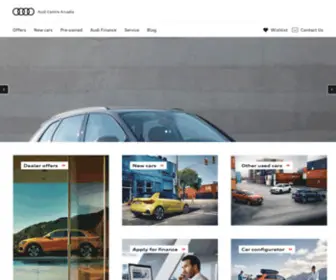 Audiarcadia.co.za(New Audi Cars) Screenshot