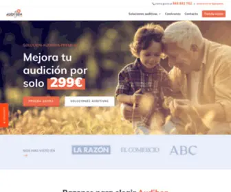 Audiben.com(Audiben Soluciones Auditivas) Screenshot