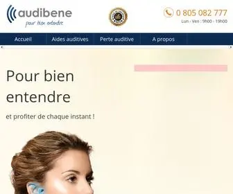 Audibene.fr(Votre expert des appareils auditifs) Screenshot