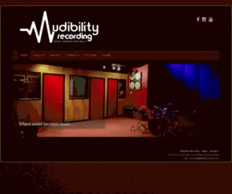 Audibilityrecording.com(Where Sound Becomes Music) Screenshot