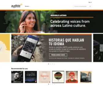 Audible.es(Miles de Audiolibros y Podcasts Originales) Screenshot