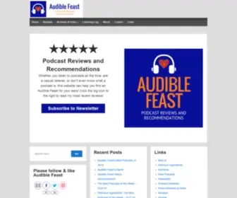 Audiblefeast.com(Audible Feast) Screenshot