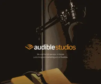 Audiblestudios.com(Audible Studios) Screenshot