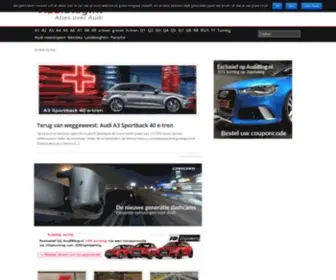 Audiblog.nl(Voor het laatste Audi Nieuws modellen en meer) Screenshot