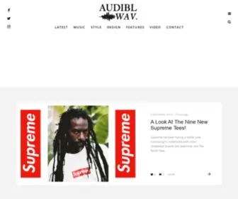 Audiblwav.com(Streetwear, Sneakers, Music, & Lifestyle News Your SEO optimized title) Screenshot