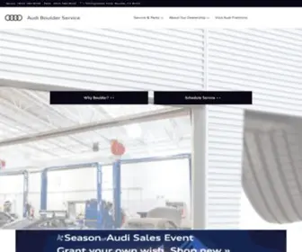 Audiboulderservice.com(Audi Boulder Service) Screenshot