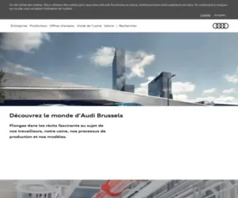 Audibrussels.be(Audi Brussels) Screenshot