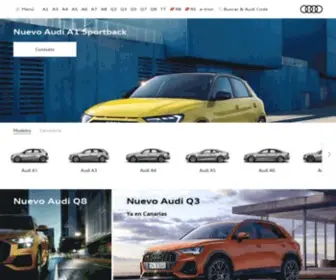 Audicanarias.com(Audi Canarias) Screenshot