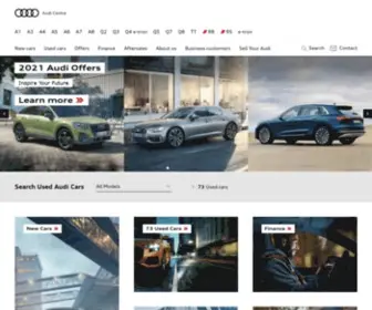 Audicentre.ie(Audi Centre in South Dublin) Screenshot