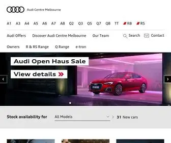 Audicentremelbourne.com.au(Audi Australia) Screenshot