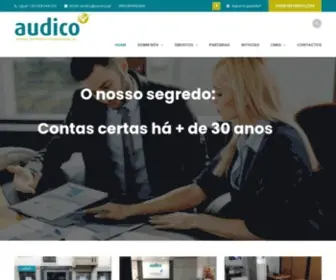 Audico.pt(Audico Auditoria Contabilidade e Gestao Empresarial) Screenshot