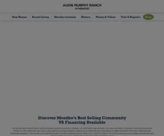 Audiemurphyranch.com(Audie Murphy Ranch) Screenshot