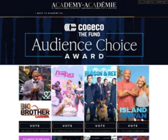 Audiencechoice.ca(2022 Audience Choice Awards) Screenshot