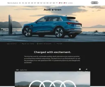 Audietron.ie(The Audi Q4 e) Screenshot